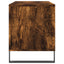 vinylskab 100x38x48 cm konstrueret træ røget egetræsfarve