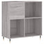 vinylskab 84,5x38x39 cm konstrueret træ grå sonoma-eg