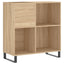 vinylskab 84,5x38x39 cm konstrueret træ sonoma-eg