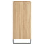 vinylskab 84,5x38x39 cm konstrueret træ sonoma-eg