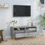 tv-bord 100x34,5x44,5 cm konstrueret træ betongrå