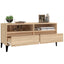 tv-bord 100x34,5x44,5 cm konstrueret træ sonoma-eg