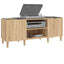pladeskab Sonoma eg 121x38x48 cm konstrueret træ