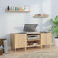 pladeskab Sonoma eg 121x38x48 cm konstrueret træ