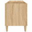 vinylskab 84,5x38x48 cm konstrueret træ sonoma-eg