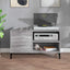vinylskab 84,5x38x48 cm konstrueret træ grå sonoma-eg