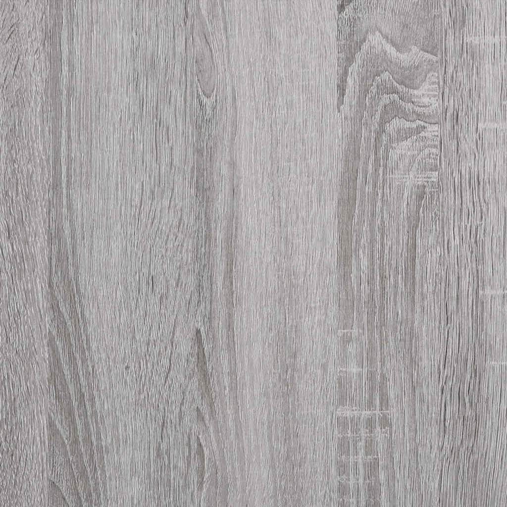 vinylskab 84,5x38x48 cm konstrueret træ grå sonoma-eg