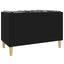 vinylskab 74,5x38x48 cm konstrueret træ sort