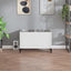 vinylskab 74,5x38x48 cm konstrueret træ hvid