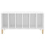 vinylskab 100x38x48 cm konstrueret træ hvid