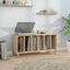 vinylskab 100x38x48 cm konstrueret træ sonoma-eg