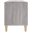 vinylskab 100x38x48 cm konstrueret træ grå sonoma-eg
