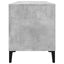 vinylskab 100x38x48 cm konstrueret træ betongrå