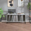 vinylskab 100x38x48 cm konstrueret træ grå sonoma-eg