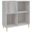 vinylskab 84,5x38x39 cm konstrueret træ grå sonoma-eg