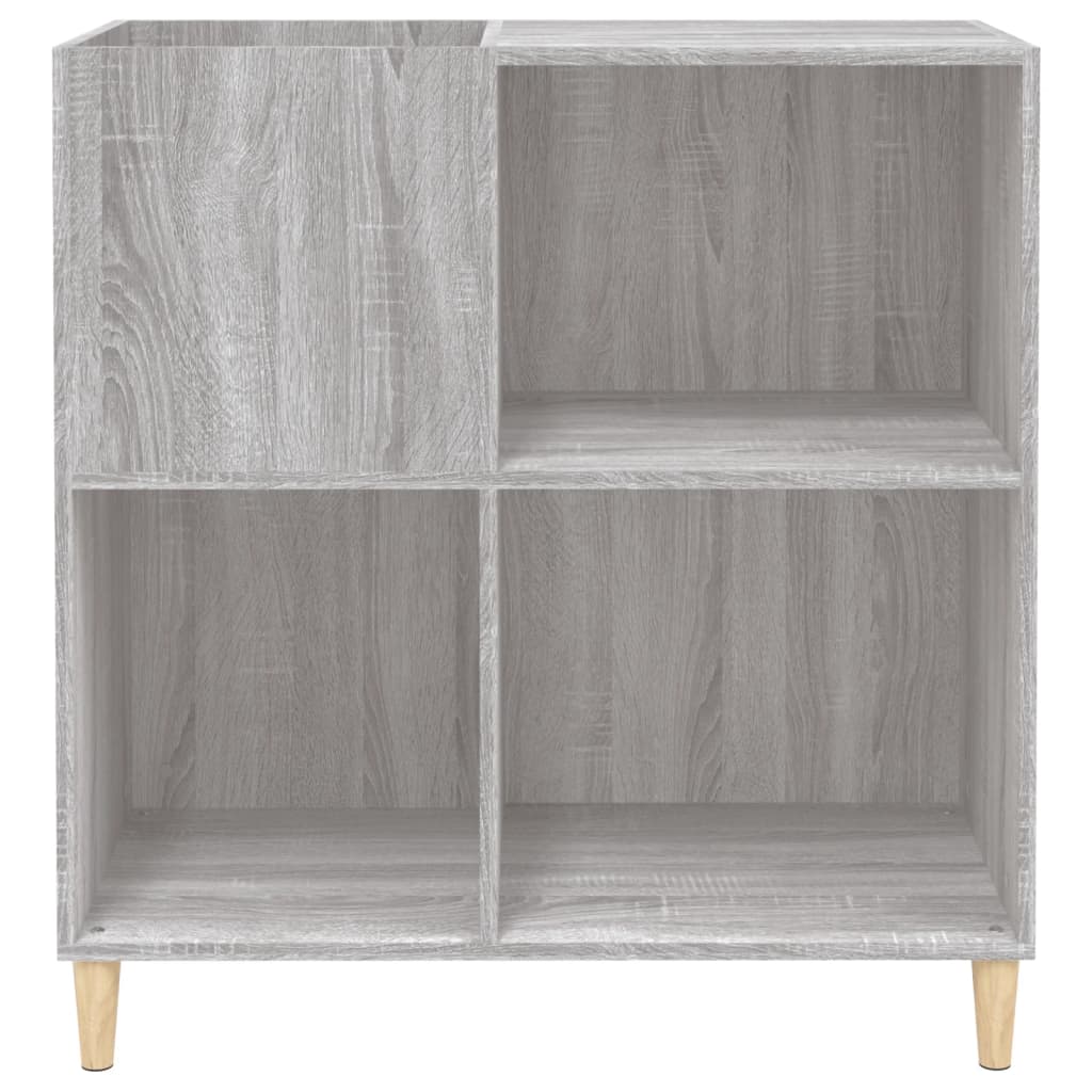 vinylskab 84,5x38x39 cm konstrueret træ grå sonoma-eg