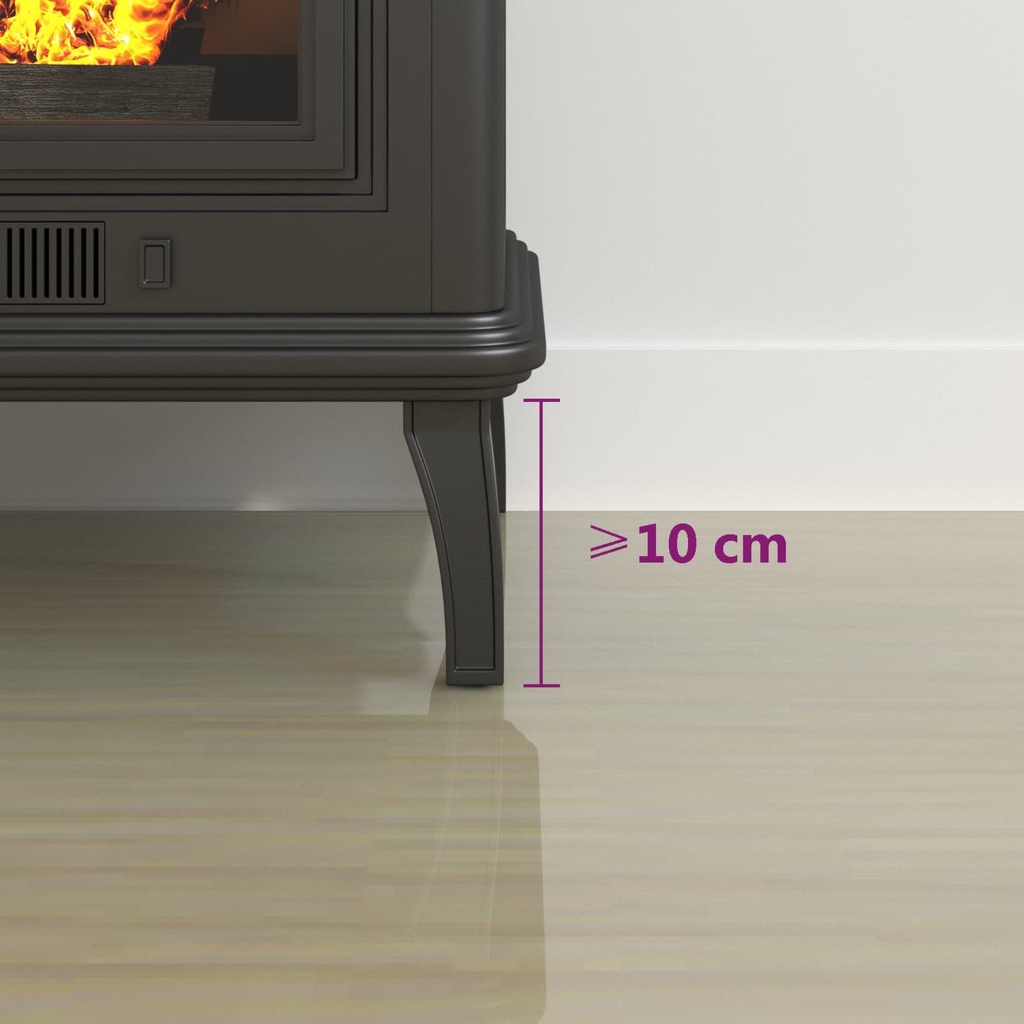 Pejs glasplade Transparent 800 x 500 mm Glas