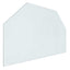 Pejs glasplade Transparent 80 x 50 cm Glas