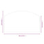 Pejs glasplade Transparent 100 x 60 cm Glas