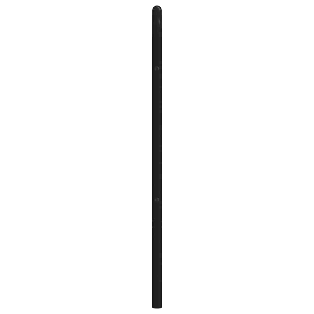 udskiftningsgavl 75 cm metal sort