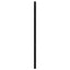 udskiftningsgavl 140 cm metal sort