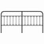 udskiftningsgavl 200 cm metal sort