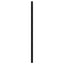 udskiftningsgavl 200 cm metal sort