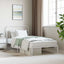 sengeramme med sengegavl 107x203 cm metal hvid