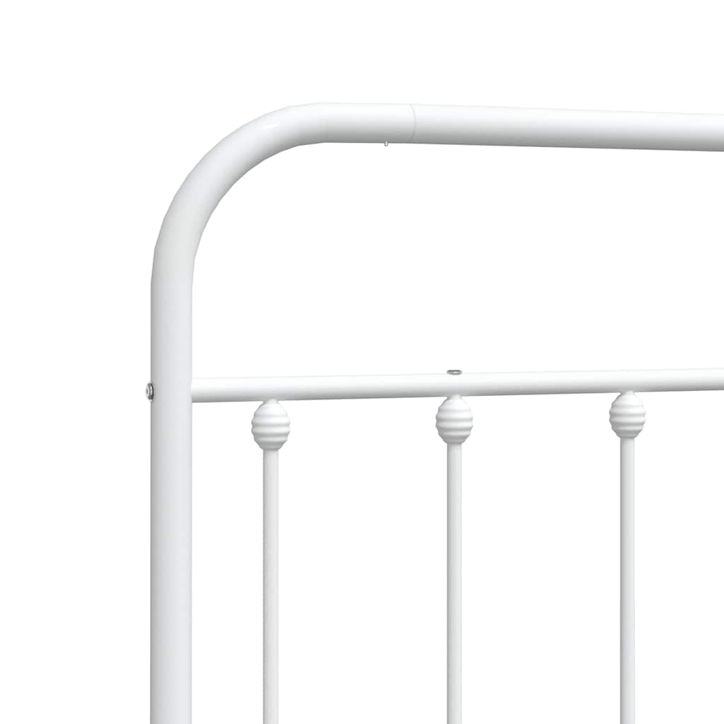 udskiftningsgavl 100 cm metal hvid