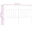 udskiftningsgavl 180 cm metal hvid