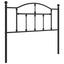udskiftningsgavl 100 cm metal sort