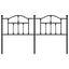 udskiftningsgavl 180 cm metal sort