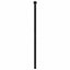 udskiftningsgavl 193 cm metal sort