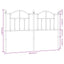 udskiftningsgavl 150 cm metal hvid