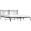 sengeramme med sengegavl 193x203 cm metal sort