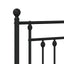 udskiftningsgavl 80 cm metal sort