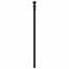 udskiftningsgavl 100 cm metal sort