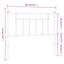 udskiftningsgavl 100 cm metal sort