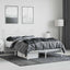 sengeramme med sengegavl 140x200 cm metal hvid