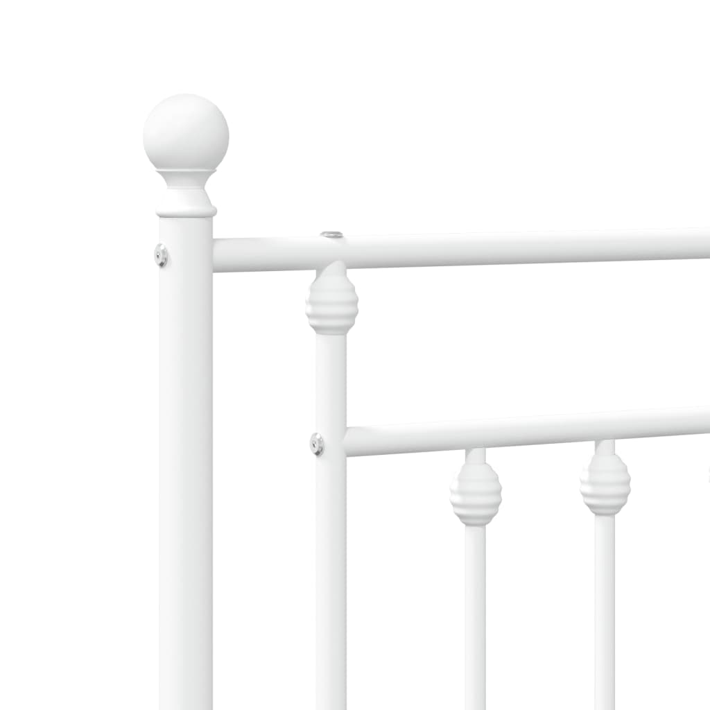 udskiftningsgavl 75 cm metal hvid