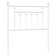 udskiftningsgavl 80 cm metal hvid