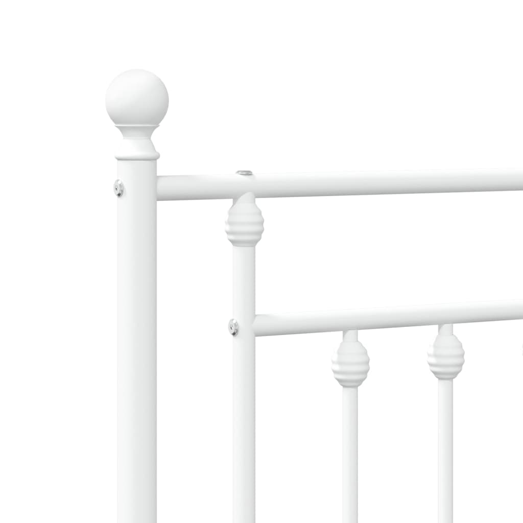 udskiftningsgavl 90 cm metal hvid