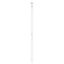 udskiftningsgavl 107 cm metal hvid