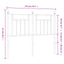 udskiftningsgavl 120 cm metal hvid
