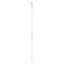 udskiftningsgavl 135 cm metal hvid