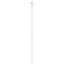 udskiftningsgavl 193 cm metal hvid