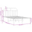 sengeramme med sengegavl 120x190 cm metal sort