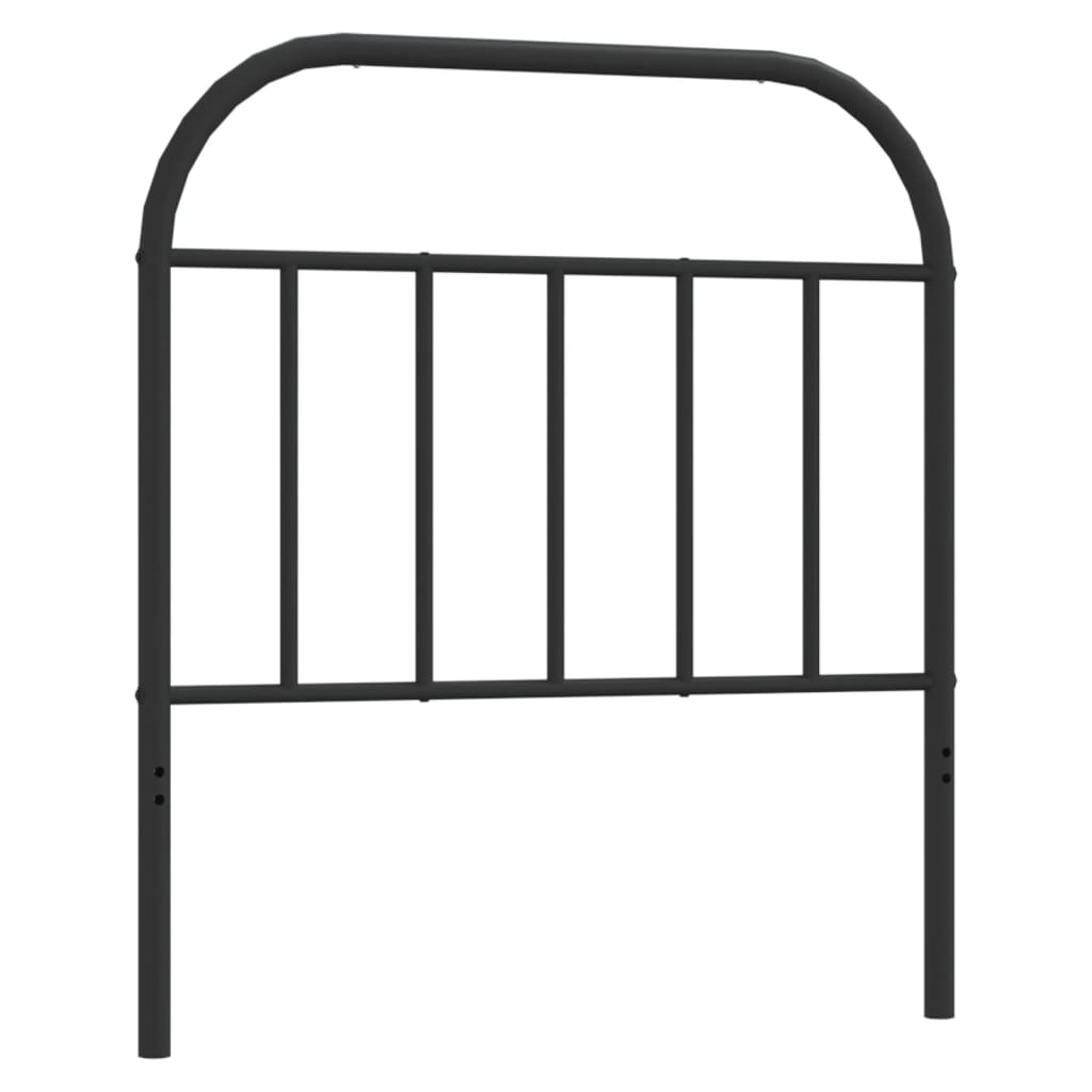 udskiftningsgavl 80 cm metal sort