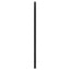 udskiftningsgavl 80 cm metal sort