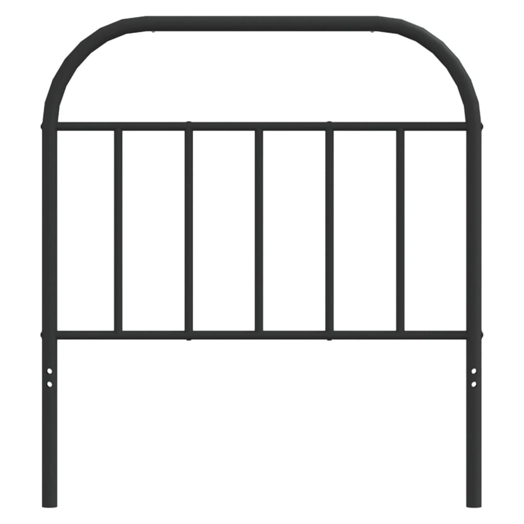 udskiftningsgavl 90 cm metal sort